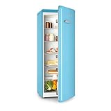 146 kg a ++ frigorifero combinato in stile retro con congelatore Respekta colore Azzurro 