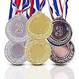 10x Bronze Bronzo Con Cordino 5,2/ cm Argento Pokalk/önig TROFEO Re Medaglia metallo Nuoto Set Oro