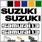 set adesivi sticker SUZUKI SAMURAI 1.3 4x4 4wd fuoristrada prespaziato,auto