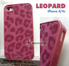 Funda para iPhone 4/4S PURO Leopard Cover ROSA