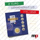 ITALIA: ALBUM RACCOGLITORE MONETE 2 EURO  COMM. CON INSERTI DAL 2004 AL 2022