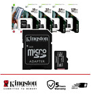 Scheda Memoria 16 32 64 128 GB KINGSTON Micro sd HC Classe 10 Adattatore card