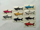 9x PAUL & SHARK yachting Hai Shark Requin Sticker Stickers Aufkleber NEU & OVP