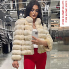 Real Fur Coat Women Luxury  Fur Coat Short Real Rabbit Fur Coats  Warm Real Fur