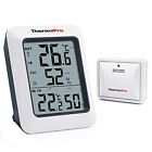ThermoPro TP60S Termometro Ambiente Interno Esterno Digitale Wireless Trasmis...