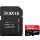 SanDisk Extreme Pro 32GB MICROSDHC Scheda di Memoria con Adattatore, Classe 10,