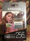 Samsung EVO Select 256GB micro SD SDXC Class 10 memory card with adapter