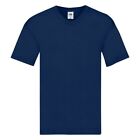 T-shirt Maglietta Uomo Fruit of The Loom Original Scollo V Cotone 100% S-XXL
