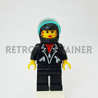 LEGO Minifigures - 1x tel003 - Woman - Leather Jacket Town Omino Minifig 1197