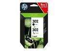 HP X4D37AE#301  302 Combo Pack - 2-pack - black, colour (cyan, magenta, yellow)