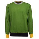 6734K maglione uomo BEVERLY HILLS POLO CLUB green mix wool sweater man