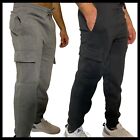 Pantaloni tuta da lavoro uomo cotone elasticizzati cargo con tasconi sportivi XL