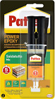 Pattex Power Epoxy Saldatutto Mix 5 Minuti, Forte Colla Epossidica Bicomponente,