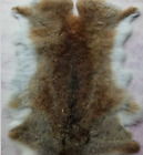1x Rabbit Skin Natural Tanned Real Fur for Animal Training Dummy Craft Pelt Tan