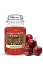 Yankee Candle Red Apple Wreath: Candela in giara grande, regalo ideale, 150 ore