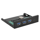5.25 Inch Front Panel 3-Port USB3.0 + 1 Port USB3.1 Type-C Interface Alloy