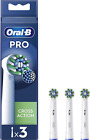 Oral-B Cross Action Testine Spazzolino Elettrico, Confezione Da 3 Testine Di Ric