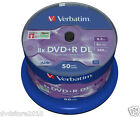 50 - DVD +R VERGINI 100 % VERBATIM DL DUAL LAYER 8.5 GB