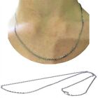 Inox collana in acciaio da uomo donna catenina girocollo catena ovali di 50 cm