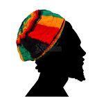 Puff Tam Rasta Cappello Basco Reggae Marley Cjamaica Rastafari Piccolo 17.8cm