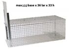 gabbia trappola max  gatti volpi cm  102 x 36 x 33