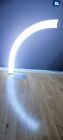 Lampada Piantana da Terra LED 42 W base acciaio tubolare curvata h 102 cm