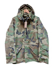 Genuine US Army Woodland Camo GoreTex ECWCS Parka Jacket Size Small/Long #223