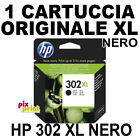 HP 302XL NERO ORIGINALE 1 CARTUCCIA XL - Deskjet 1110 2300 3600 Envy 4500 4522