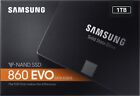 Samsung Memorie ‎MZ-76E1T0B/EU 860 EVO SSD Interno da 1 TB, SATA, 2.5" nuovo