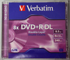 VERBATIM DVD+R DL Dual Layer - 8.5GB 240 min 8x SPEED - 43540