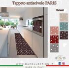 Tappeto Al Metro Passatoia Antiscivolo Da Cucina BA Collection Fantasia "Paris"