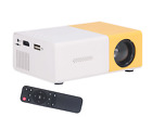 MINI VIDEOPROIETTORE LED CON ZOOM 1080P PORTATILE FULL HD AV/USB/TFT TELECOMANDO