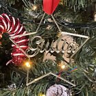 Stella Buon Natale personalizzata con Nome in Plexiglass oro idea regalo
