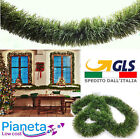 Ghirlanda filo verde addobbi natalizi  decorazioni di natale 10 12 cm X 270 cm