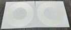 2 x Satin White Pioneer CDJ Jog Wheel Skins / Covers CDJ 2000 1000 900 850 800