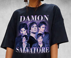 Damon Salvatore T Shirt The Vampire Diaries Rap Tee T-shirt Ian Somerhalder
