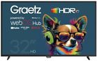 GRAETZ TV 32 POLLICI SMART LED HD GR32Z1470 HDR10 WebOs 2.0 BLUETOOTH 5.0 ITALIA