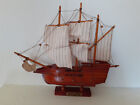 Modellino barca a vela Mayflower in legno