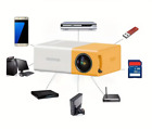 MINI VIDEOPROIETTORE PORTATILE LED CON ZOOM 1080P FULL HD AV/USB/TFT TELECOMANDO