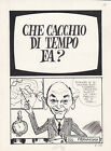 BODINI tavola originale TELEROMPO 6-38 caricatura del Col. E. BERNACCA