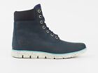 Mens Timberland Bradstreet 6 Inch A13GG Navy Leather Lace Up High Chukka Boots