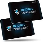 Protezione Anti RFID per Carte di Credito Contactless, NFC (2 pezzi)