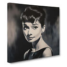 Audrey Hepburn Airbrush Canvas Wall Art Print Framed Picture Decor Dining Room