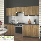 Cucina moderna componibile completa URBAN 240 cm legno rovere antracite design