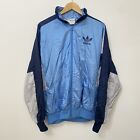 Adidas Originals Track Jacket | Vintage 90s Retro Sportswear Navy, Sky Blue