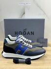 Hogan H601 uomo sneaker Pelle Blu  memory foam Luxury Hogan Men Shoes 41.5