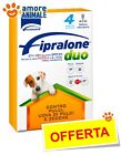 Fipralone DUO per Cani da 2-10 kg Taglia Piccola - 4 pipette (= Frontline Combo)