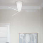 Luceplan Blow ventilatore a soffitto Trasparente Ferdi Giardini con Telecomando