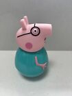 Daddy Pig Weeble Hasbro . 5 Inches Tall