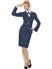 Donna WW2 Air Force Femminile Costume da Capitano Tempo di Guerra Capo